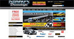 Desktop Screenshot of dennysdriveshaft.com