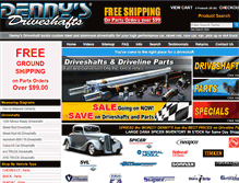 Tablet Screenshot of dennysdriveshaft.com